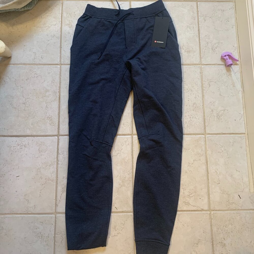NWT S/P Men's Lululemon City Sweat Jogger Tall blue color
